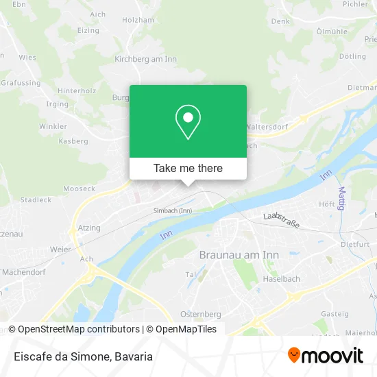 Карта Eiscafe da Simone