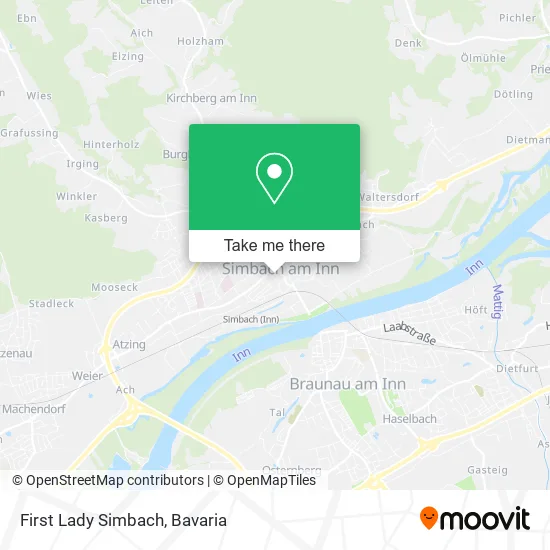First Lady Simbach map