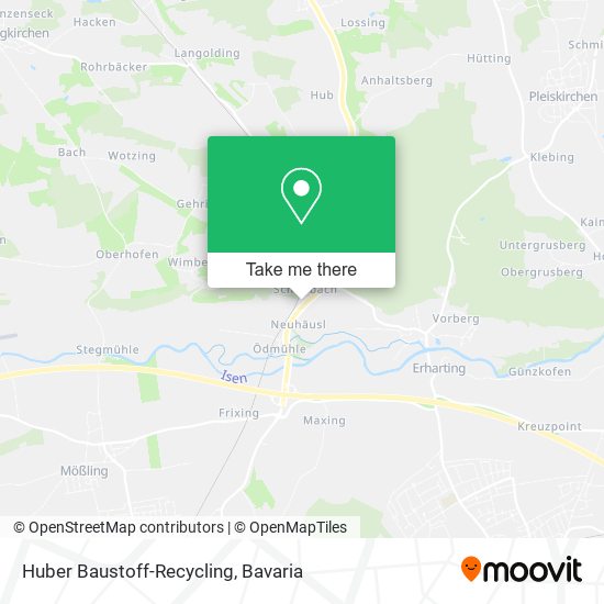 Huber Baustoff-Recycling map