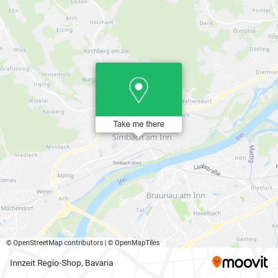 Карта Innzeit Regio-Shop