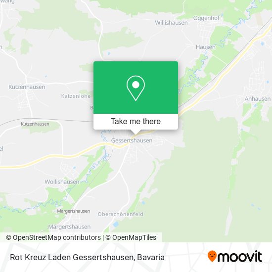 Rot Kreuz Laden Gessertshausen map