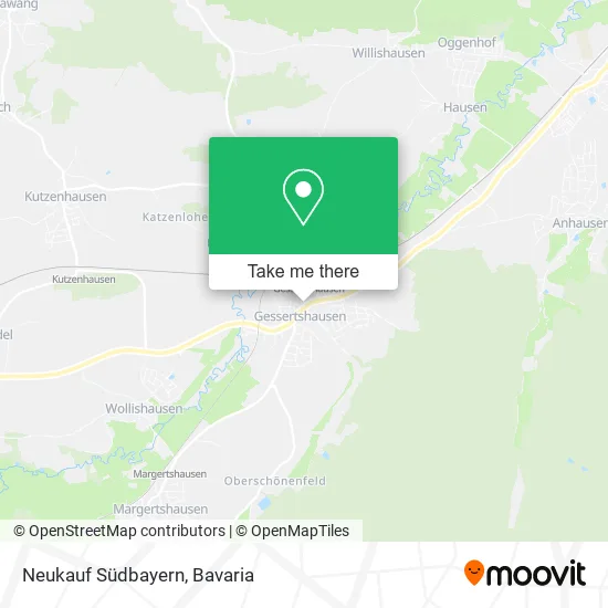 Карта Neukauf Südbayern