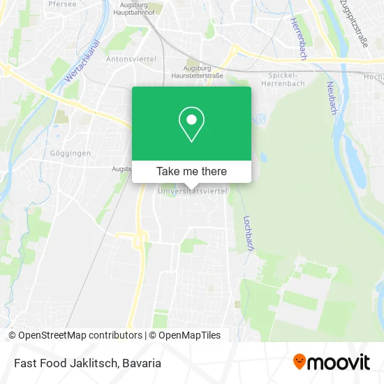 Карта Fast Food Jaklitsch
