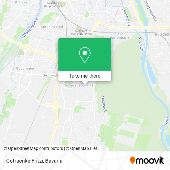 Карта Getraenke Fritzi