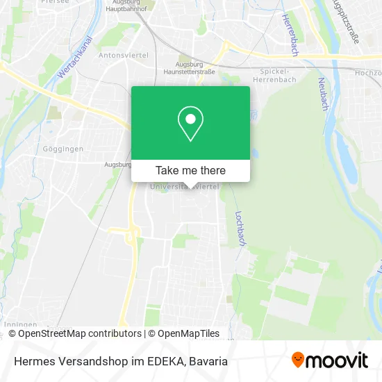 Карта Hermes Versandshop im EDEKA