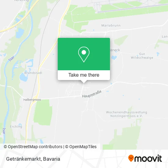 Карта Getränkemarkt