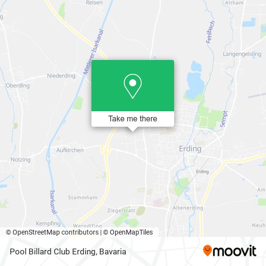 Pool Billard Club Erding map