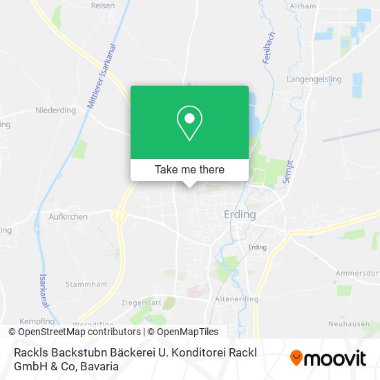 Rackls Backstubn Bäckerei U. Konditorei Rackl GmbH & Co map