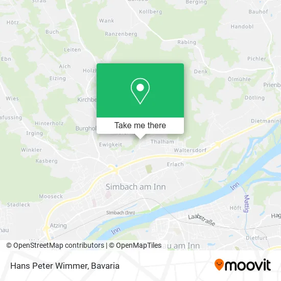 Карта Hans Peter Wimmer