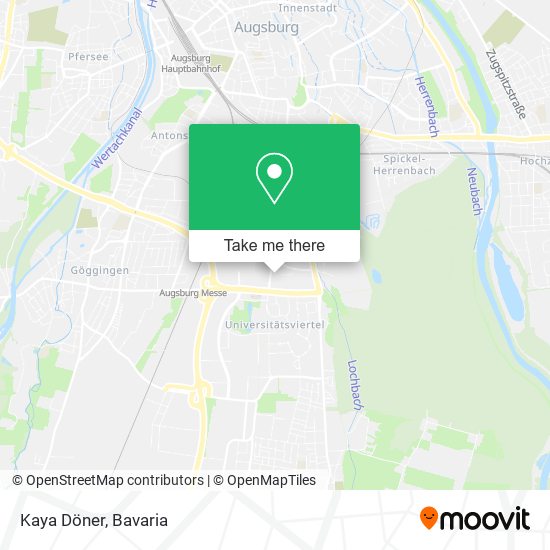 Kaya Döner map