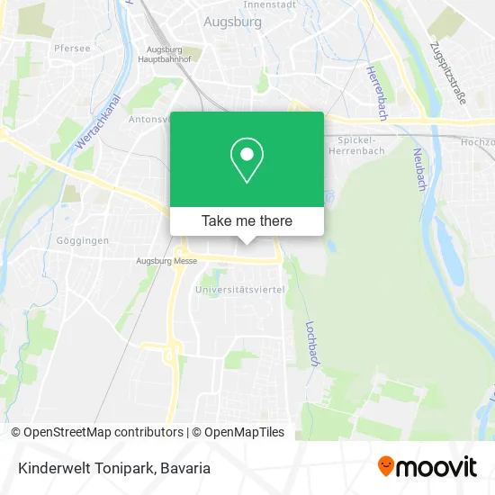 Карта Kinderwelt Tonipark