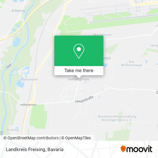 Карта Landkreis Freising