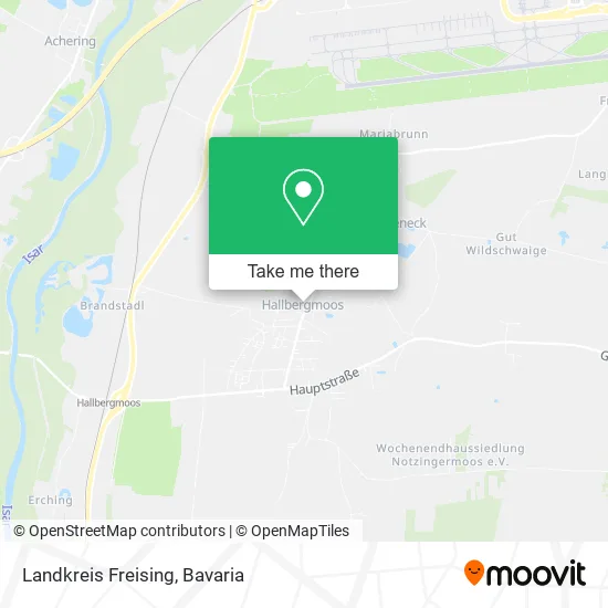 Карта Landkreis Freising