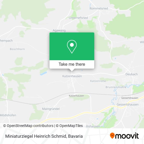 Miniaturziegel Heinrich Schmid map