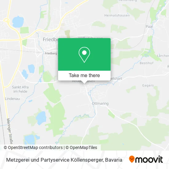 Карта Metzgerei und Partyservice Köllensperger