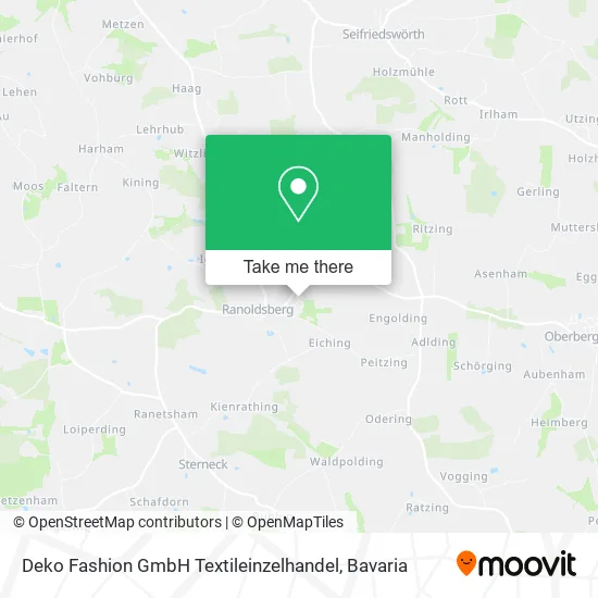 Карта Deko Fashion GmbH Textileinzelhandel