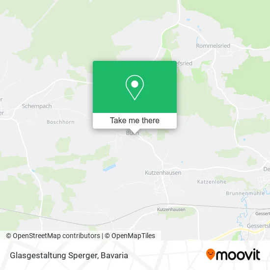Карта Glasgestaltung Sperger