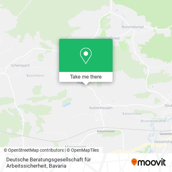 Deutsche Beratungsgesellschaft für Arbeitssicherheit map