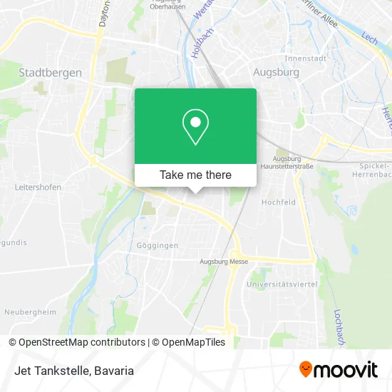Карта Jet Tankstelle