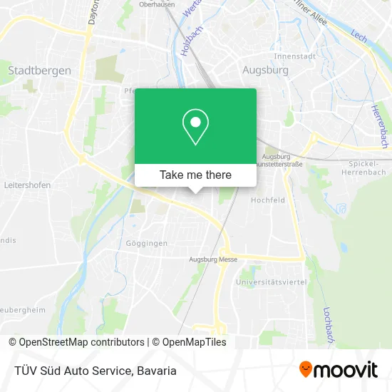 TÜV Süd Auto Service map