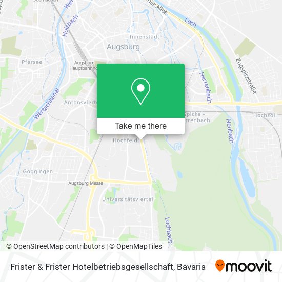 Карта Frister & Frister Hotelbetriebsgesellschaft