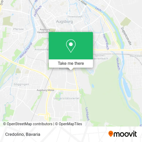 Карта Credolino