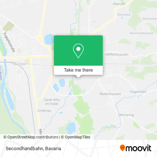 Карта Secondhandbahn