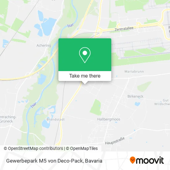 Карта Gewerbepark M5 von Deco-Pack