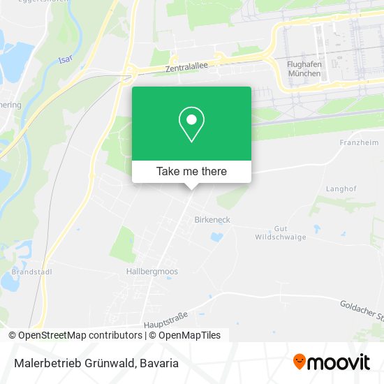 Malerbetrieb Grünwald map