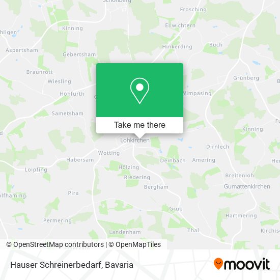 Hauser Schreinerbedarf map