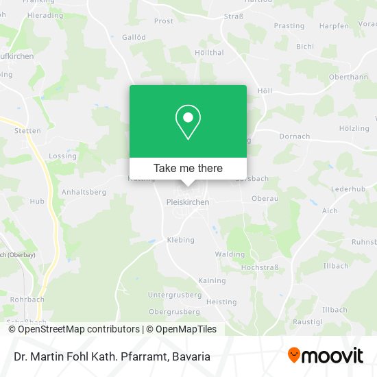 Dr. Martin Fohl Kath. Pfarramt map
