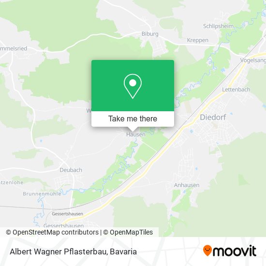 Albert Wagner Pflasterbau map