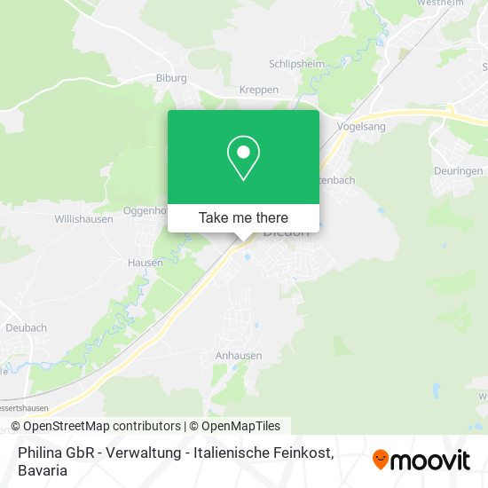 Philina GbR - Verwaltung - Italienische Feinkost map