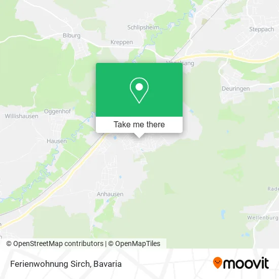 Карта Ferienwohnung Sirch
