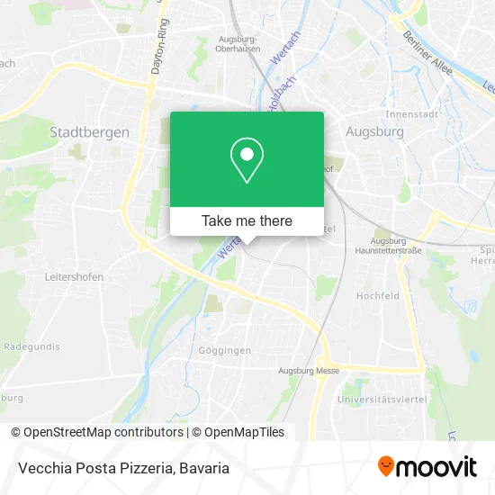 Карта Vecchia Posta Pizzeria