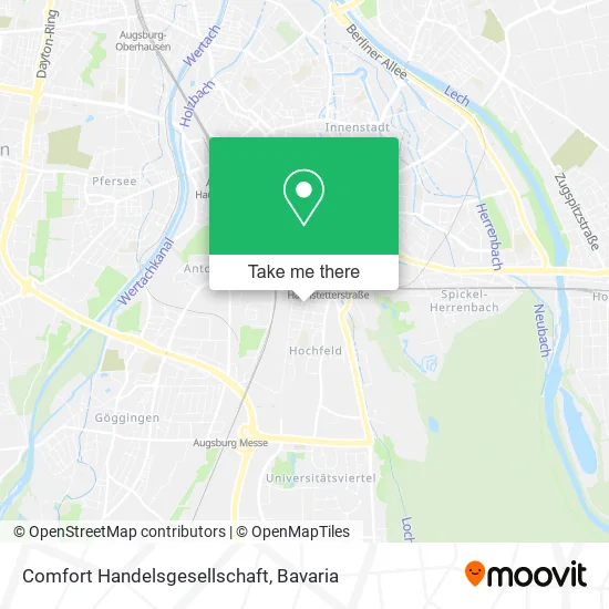 Comfort Handelsgesellschaft map