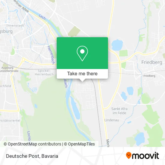 Карта Deutsche Post