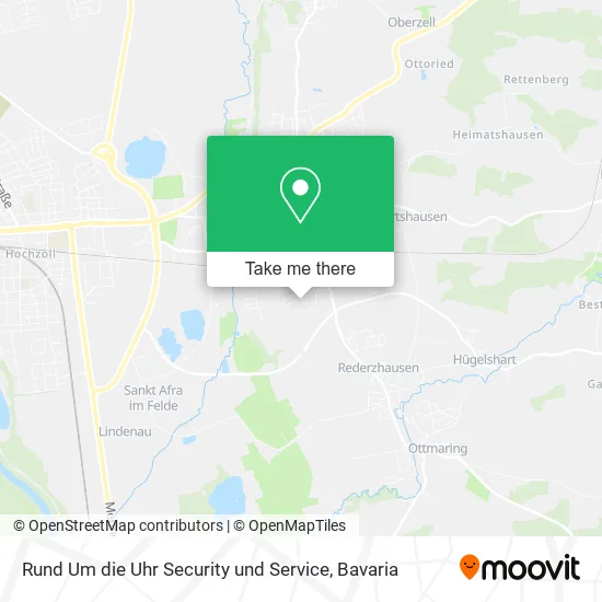 Карта Rund Um die Uhr Security und Service