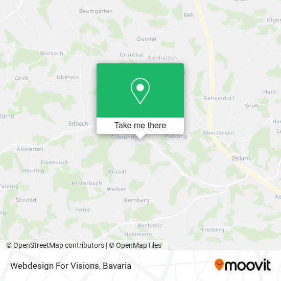 Webdesign For Visions map
