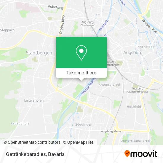 Карта Getränkeparadies