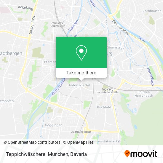 Teppichwäscherei München map