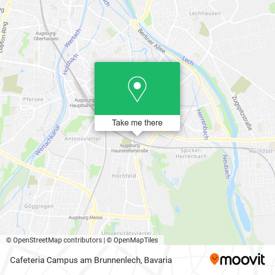 Cafeteria Campus am Brunnenlech map