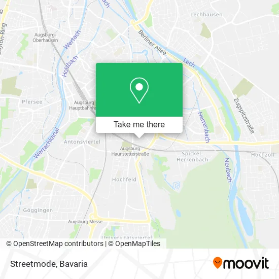 Карта Streetmode