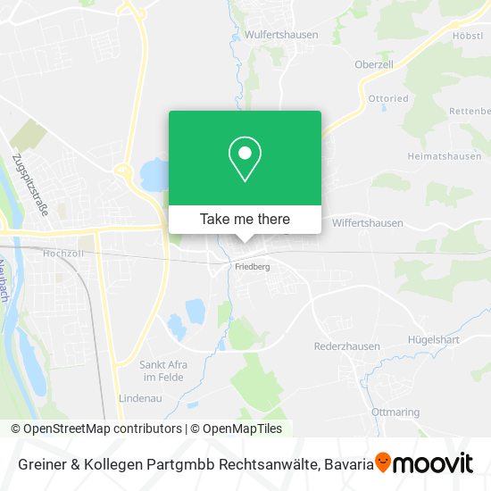 Greiner & Kollegen Partgmbb Rechtsanwälte map