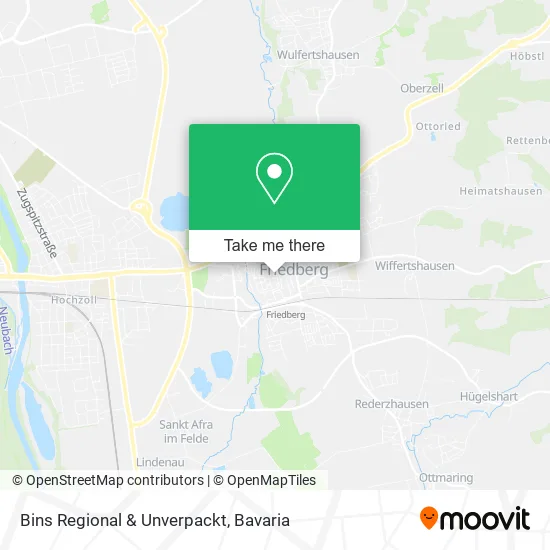 Карта Bins Regional & Unverpackt