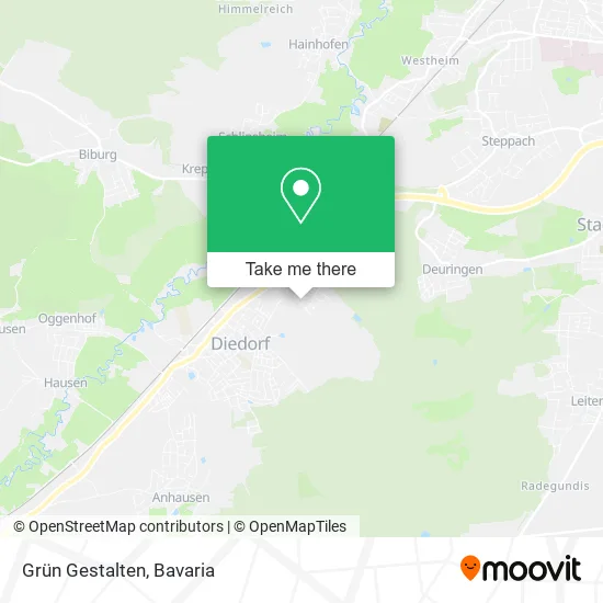 Grün Gestalten map