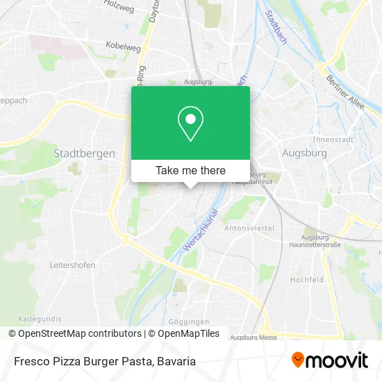 Карта Fresco Pizza Burger Pasta