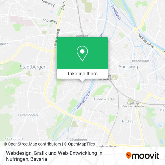 Карта Webdesign, Grafik und Web-Entwicklung in Nufringen