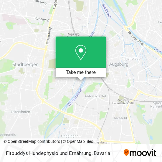 Карта Fitbuddys Hundephysio und Ernährung