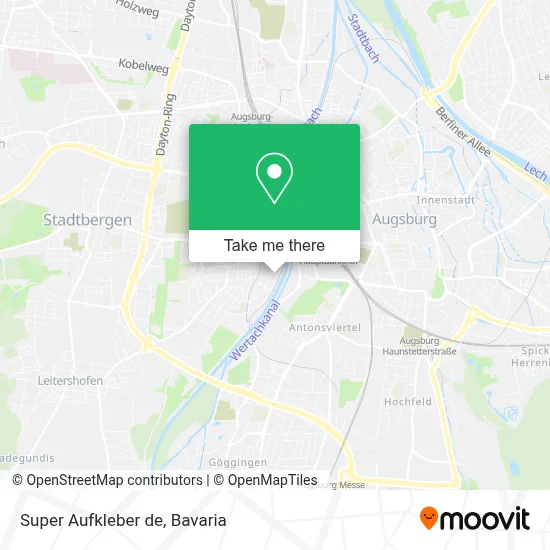 Super Aufkleber de map